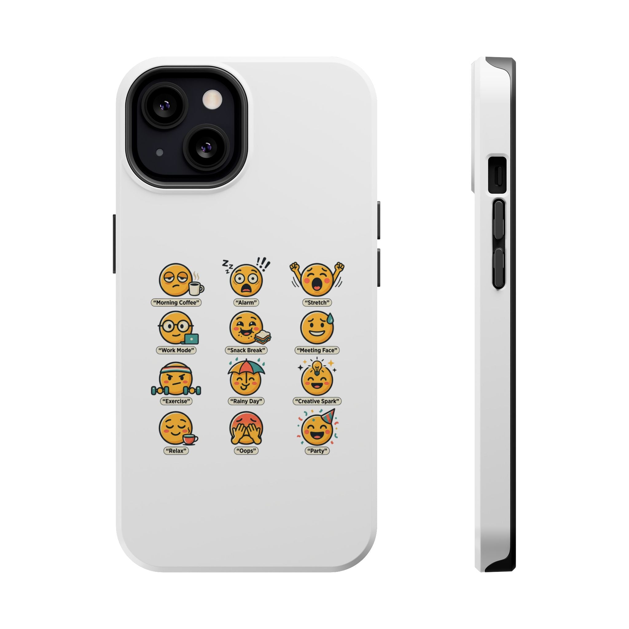 Emoji Mood Phone Case — Magnetic Impact-Resistant iPhone Cover
