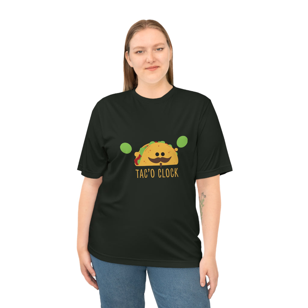 Taco O'Clock Unisex Performance Tee — Funny Foodie Athletic T-Shirt