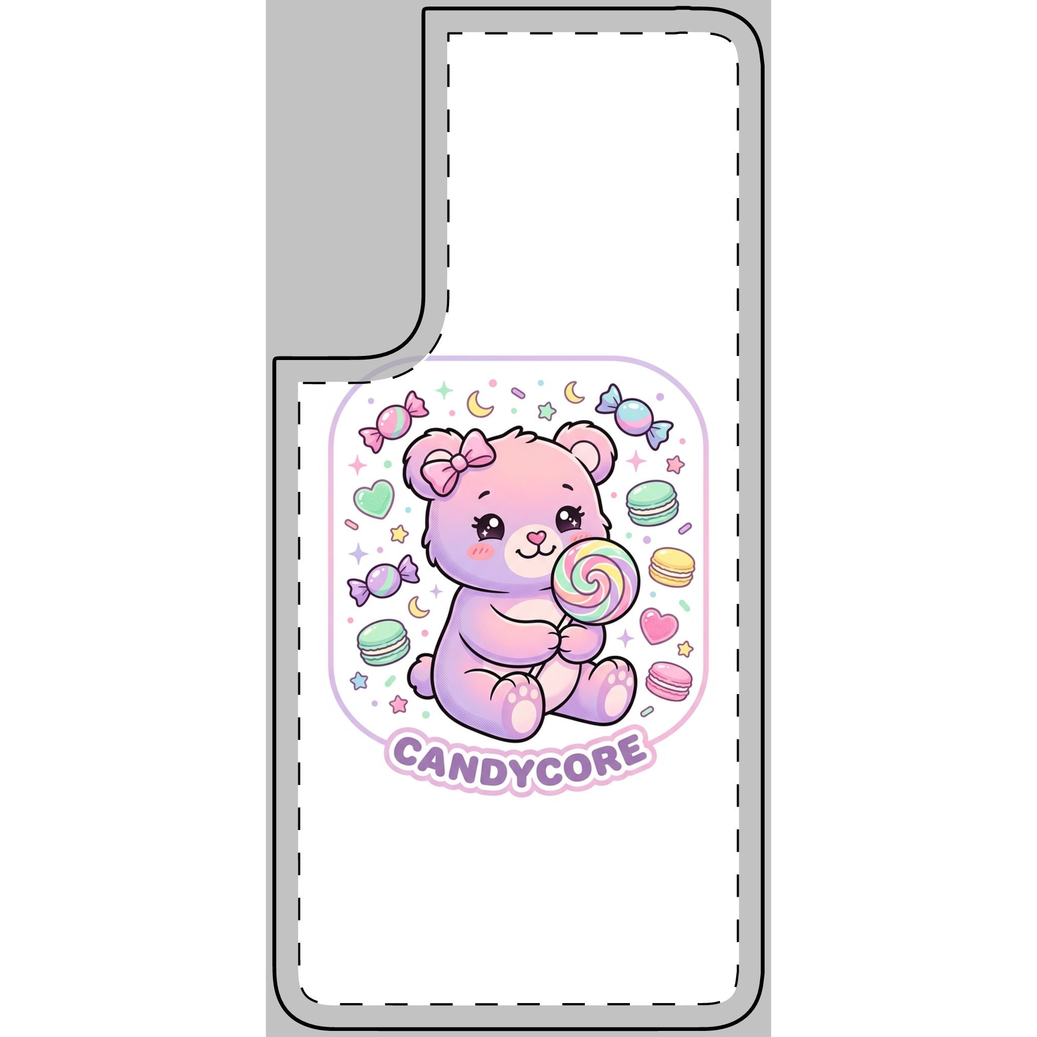 Candycore Care Bear Phone Skin — Cute Protective Smartphone Sticker