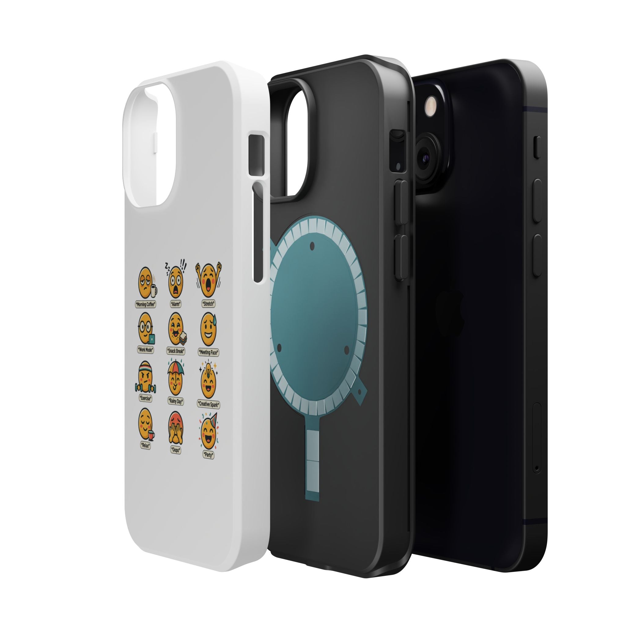 Emoji Mood Phone Case — Magnetic Impact-Resistant iPhone Cover