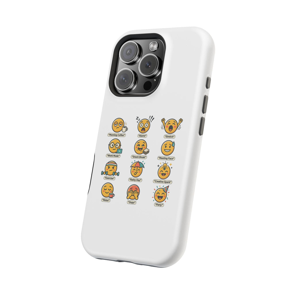 Emoji Mood Phone Case — Magnetic Impact-Resistant iPhone Cover