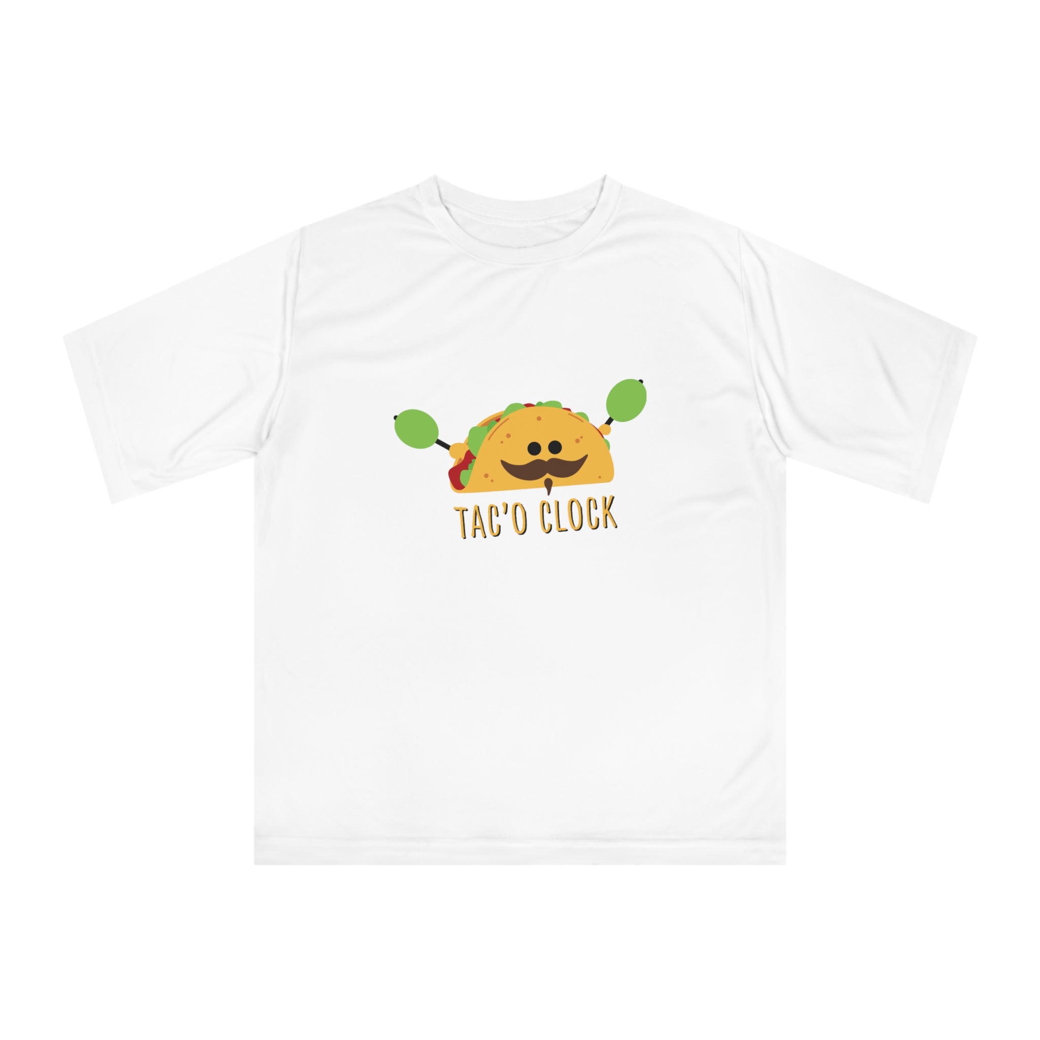 Taco O'Clock Unisex Performance Tee — Funny Foodie Athletic T-Shirt