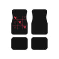 Car Mats (Set of 4) - Tic Tac Toe Hearts