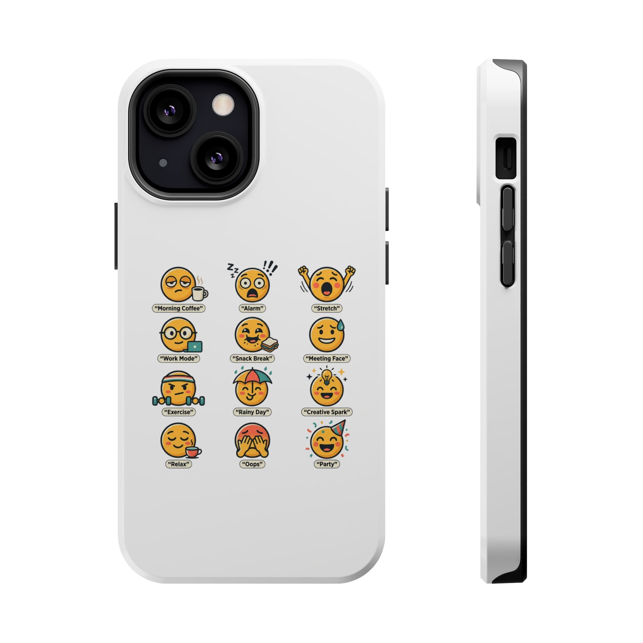 Emoji Mood Phone Case — Magnetic Impact-Resistant iPhone Cover