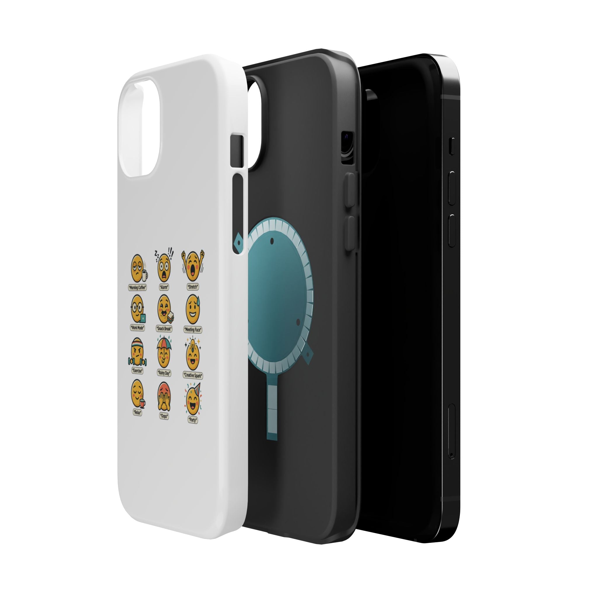 Emoji Mood Phone Case — Magnetic Impact-Resistant iPhone Cover