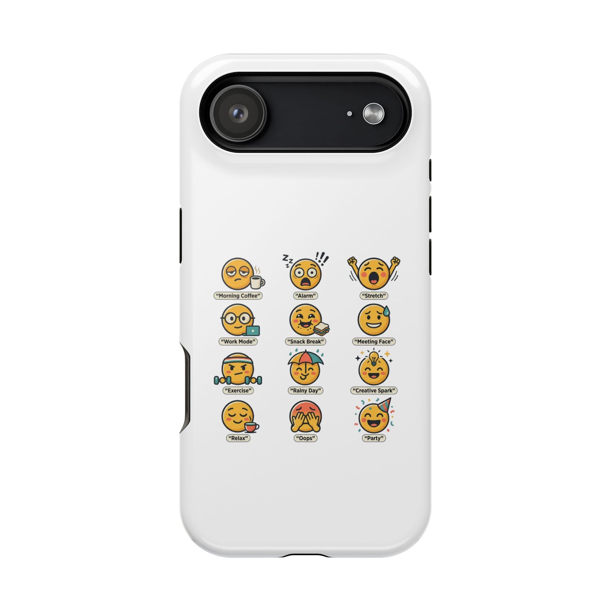 Emoji Mood Phone Case — Magnetic Impact-Resistant iPhone Cover
