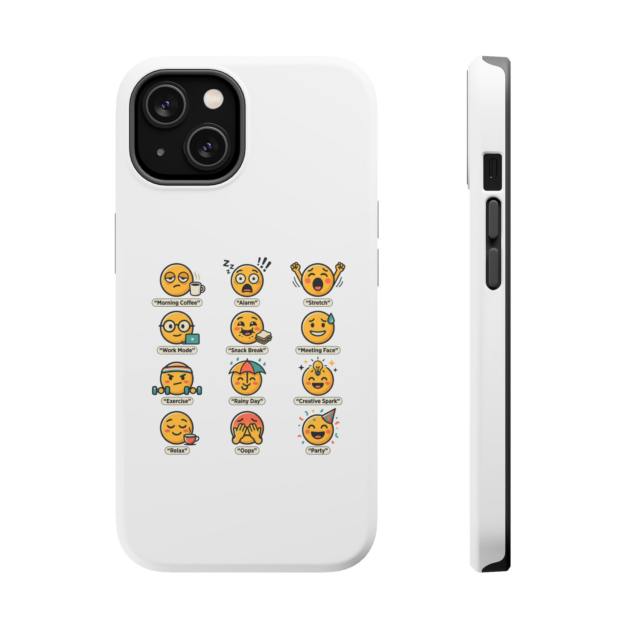 Emoji Mood Phone Case — Magnetic Impact-Resistant iPhone Cover