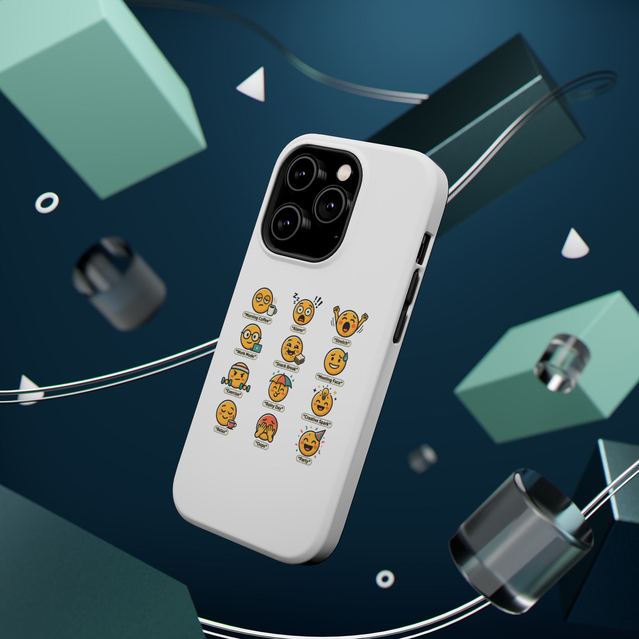 Emoji Mood Phone Case — Magnetic Impact-Resistant iPhone Cover