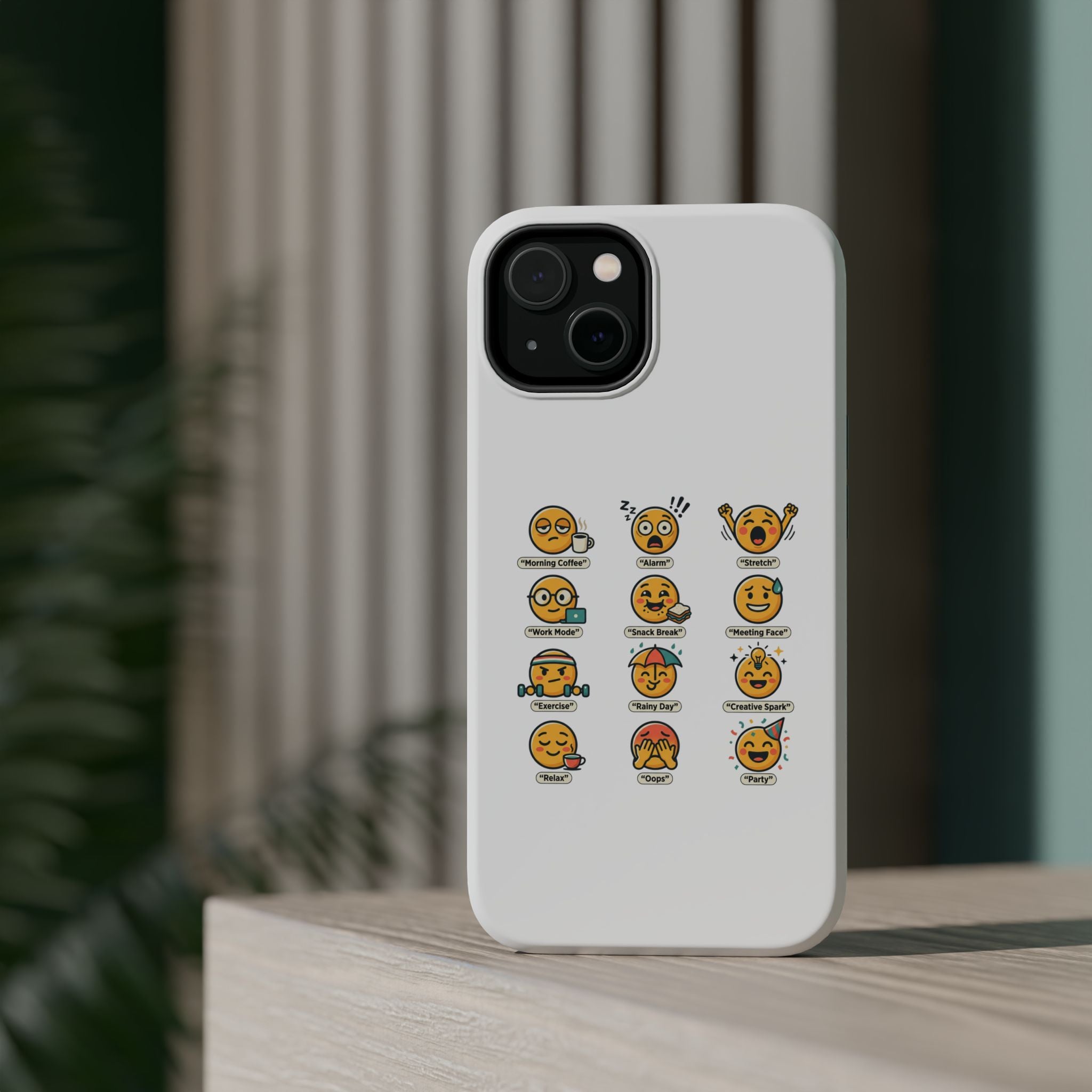 Emoji Mood Phone Case — Magnetic Impact-Resistant iPhone Cover
