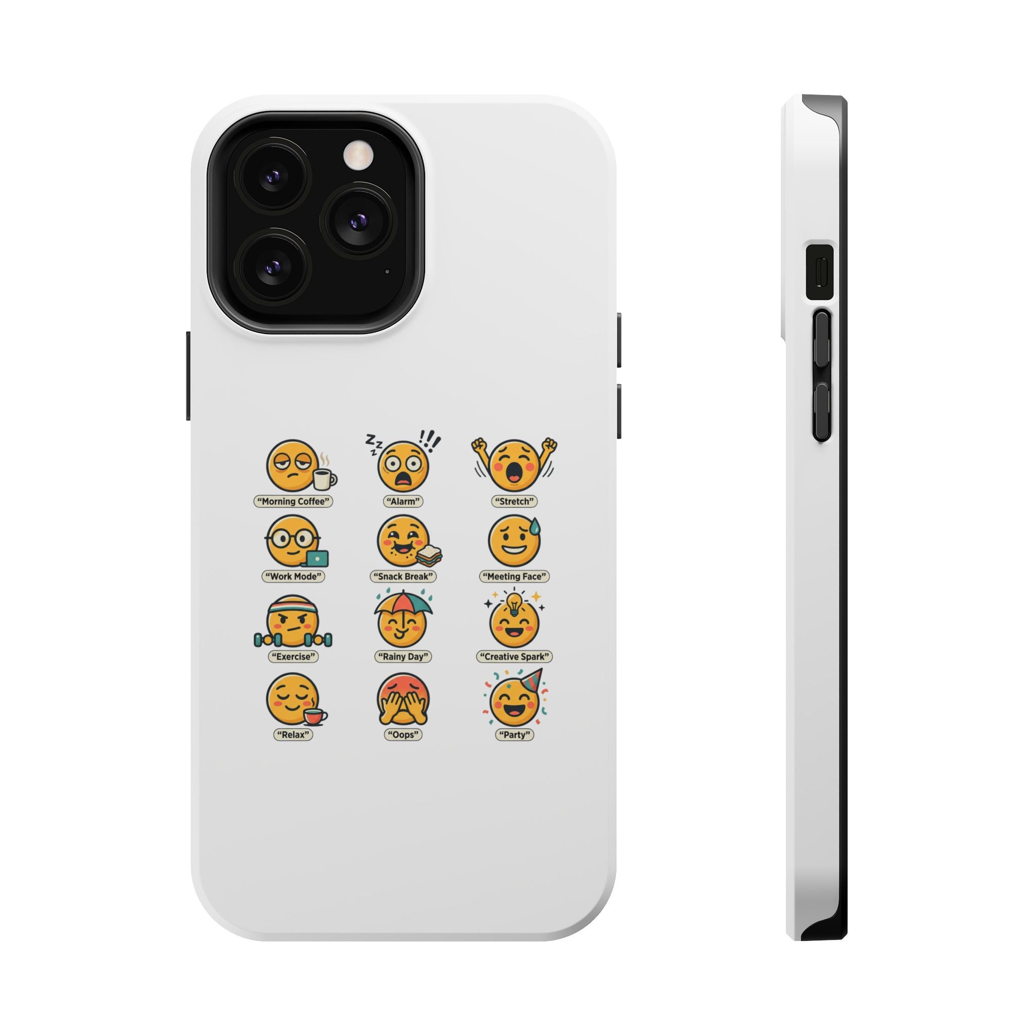 Emoji Mood Phone Case — Magnetic Impact-Resistant iPhone Cover