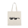 Deal With It Tote Bag — Funny Sunglasses Graphic Cotton Carry-All