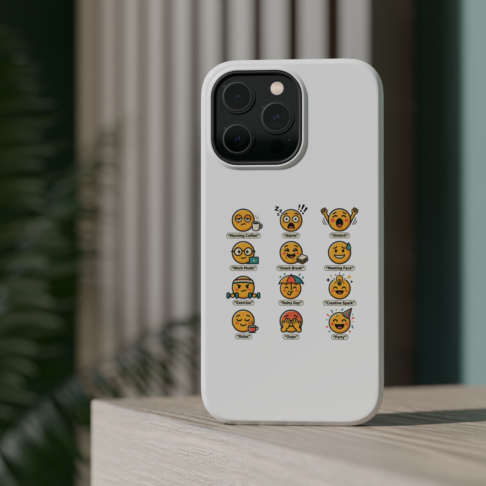 Emoji Mood Phone Case — Magnetic Impact-Resistant iPhone Cover