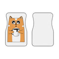 Car Mats (2x Front) - Coffee Cat