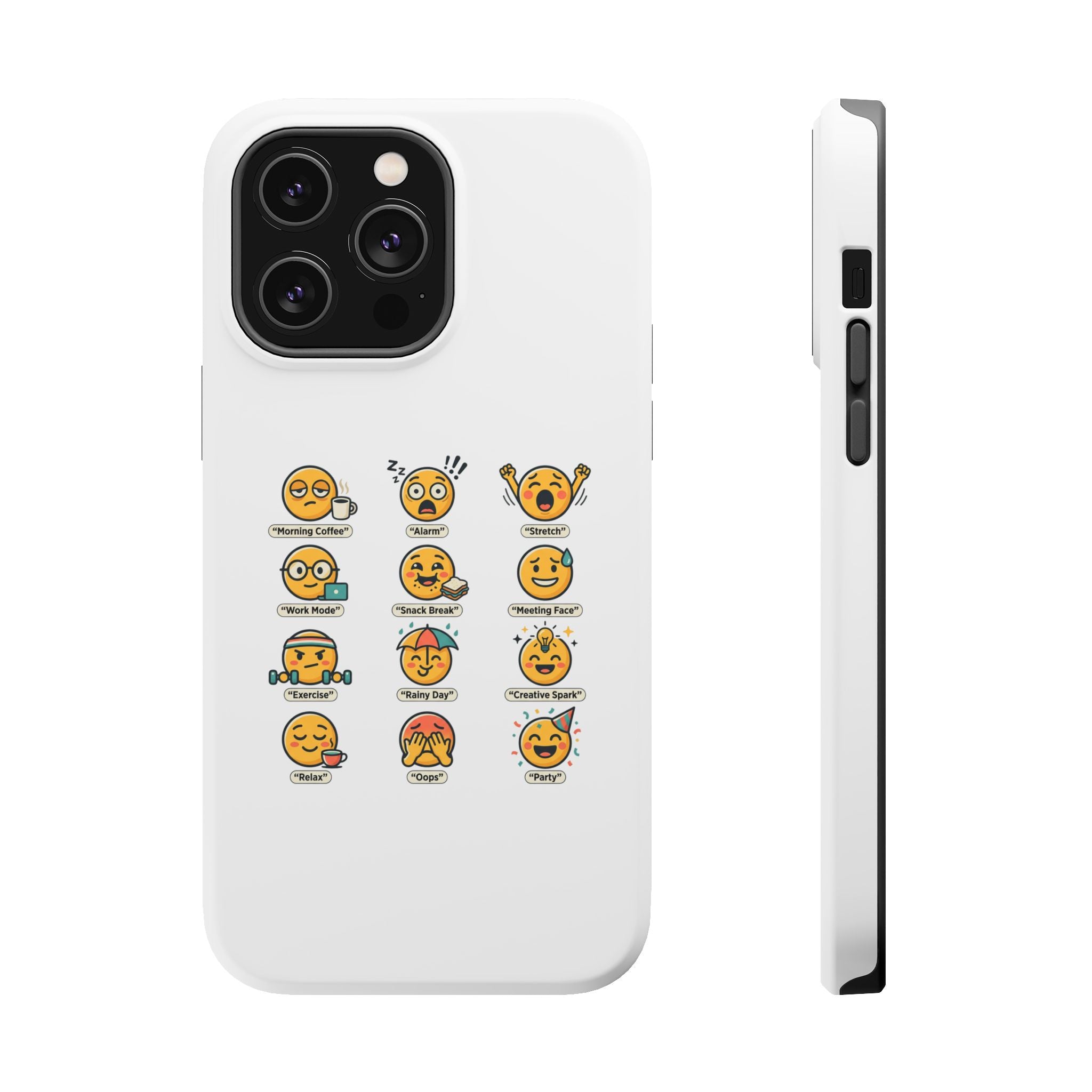 Emoji Mood Phone Case — Magnetic Impact-Resistant iPhone Cover