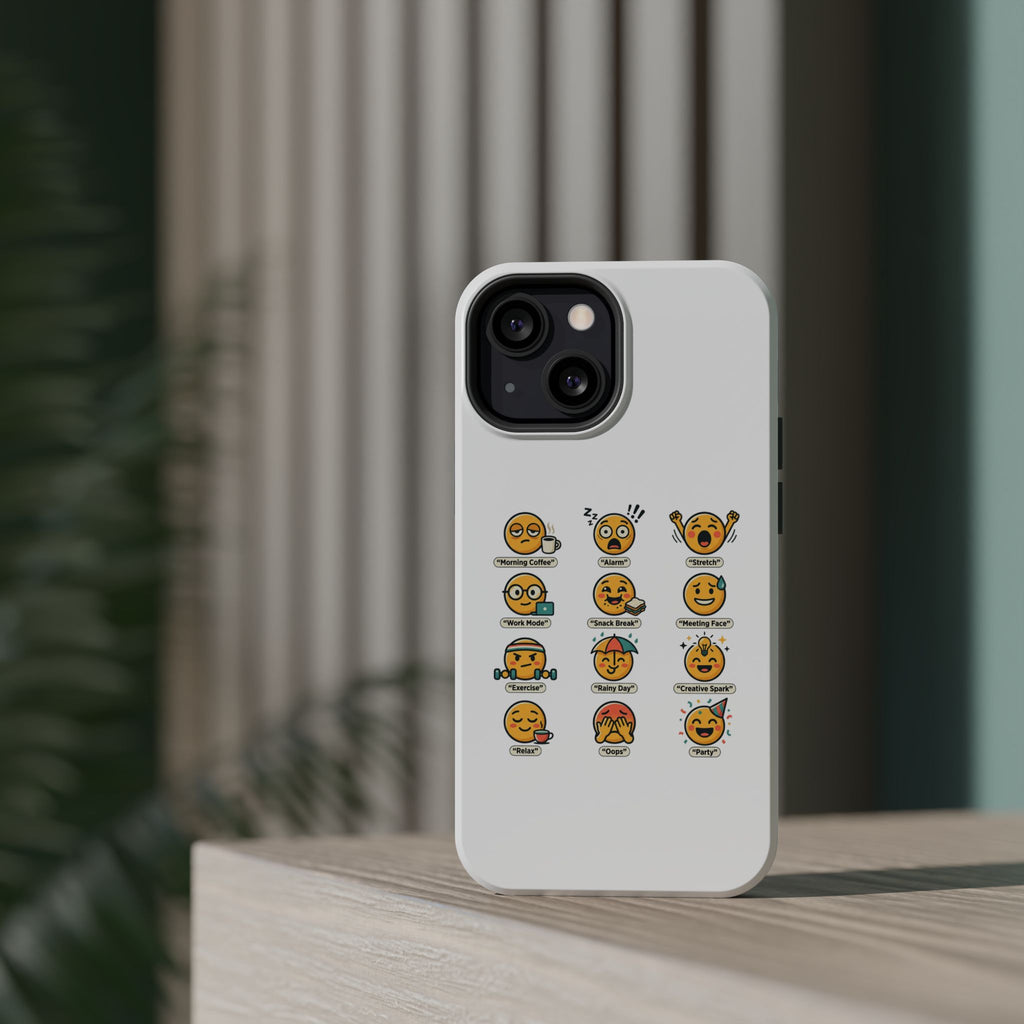 Emoji Mood Phone Case — Magnetic Impact-Resistant iPhone Cover