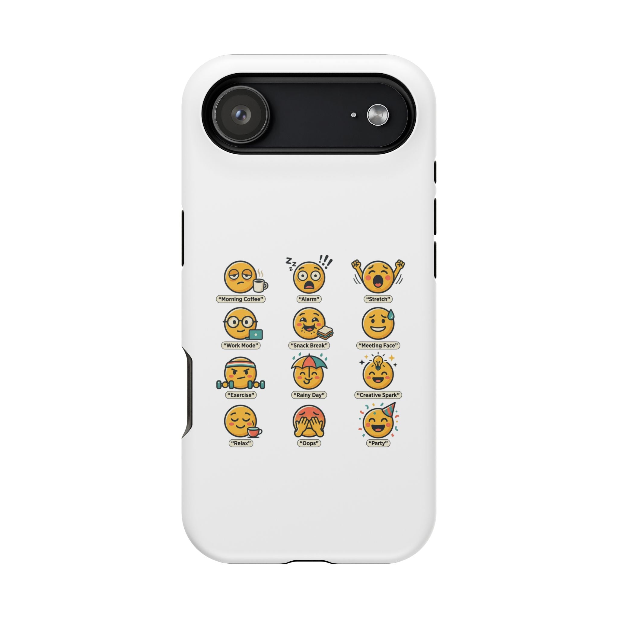 Emoji Mood Phone Case — Magnetic Impact-Resistant iPhone Cover