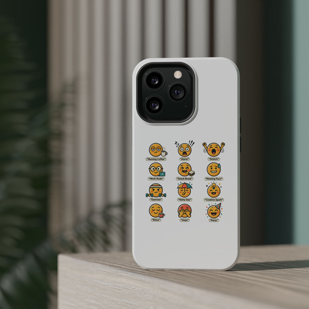 Emoji Mood Phone Case — Magnetic Impact-Resistant iPhone Cover