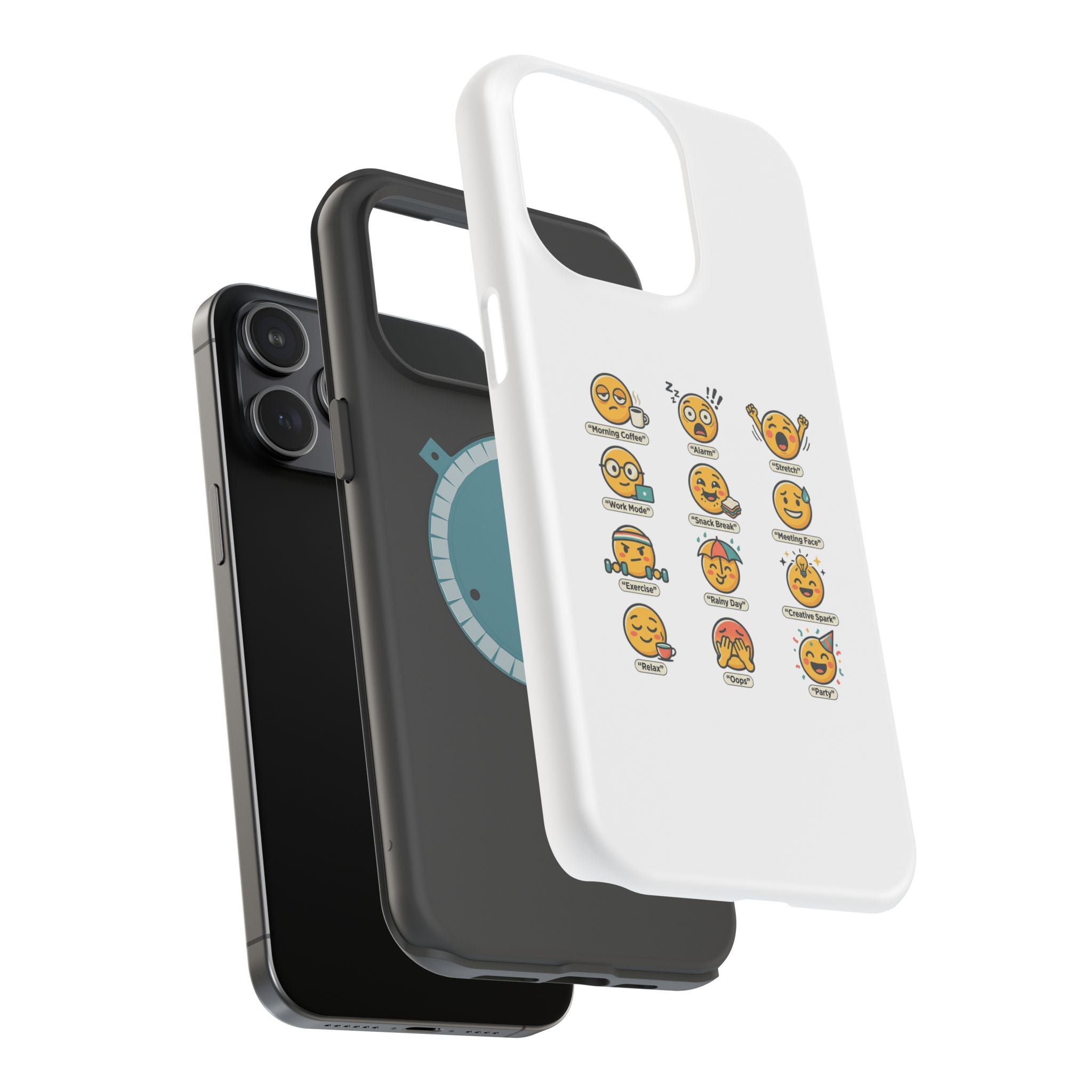 Emoji Mood Phone Case — Magnetic Impact-Resistant iPhone Cover