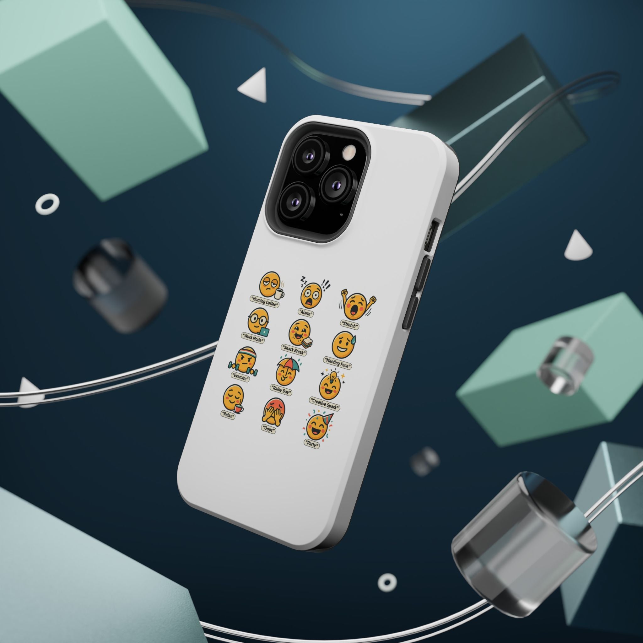 Emoji Mood Phone Case — Magnetic Impact-Resistant iPhone Cover