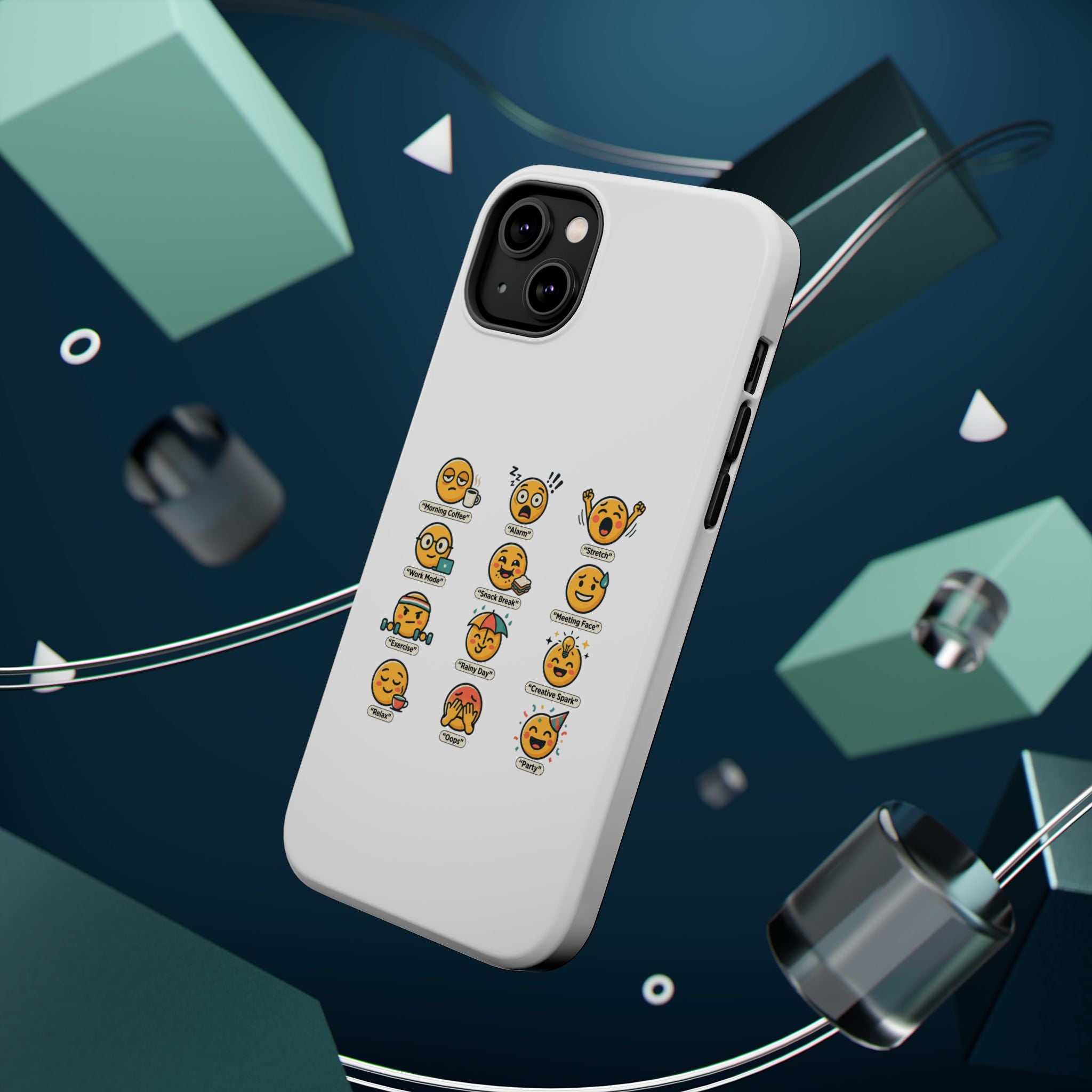 Emoji Mood Phone Case — Magnetic Impact-Resistant iPhone Cover