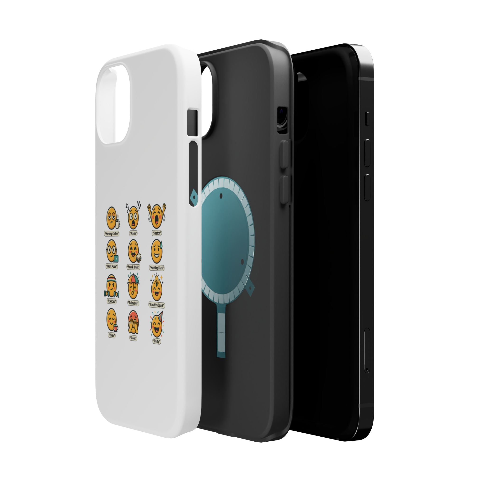 Emoji Mood Phone Case — Magnetic Impact-Resistant iPhone Cover