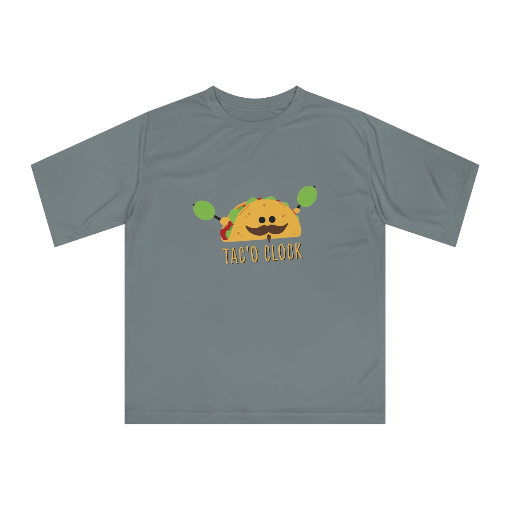 Taco O'Clock Unisex Performance Tee — Funny Foodie Athletic T-Shirt