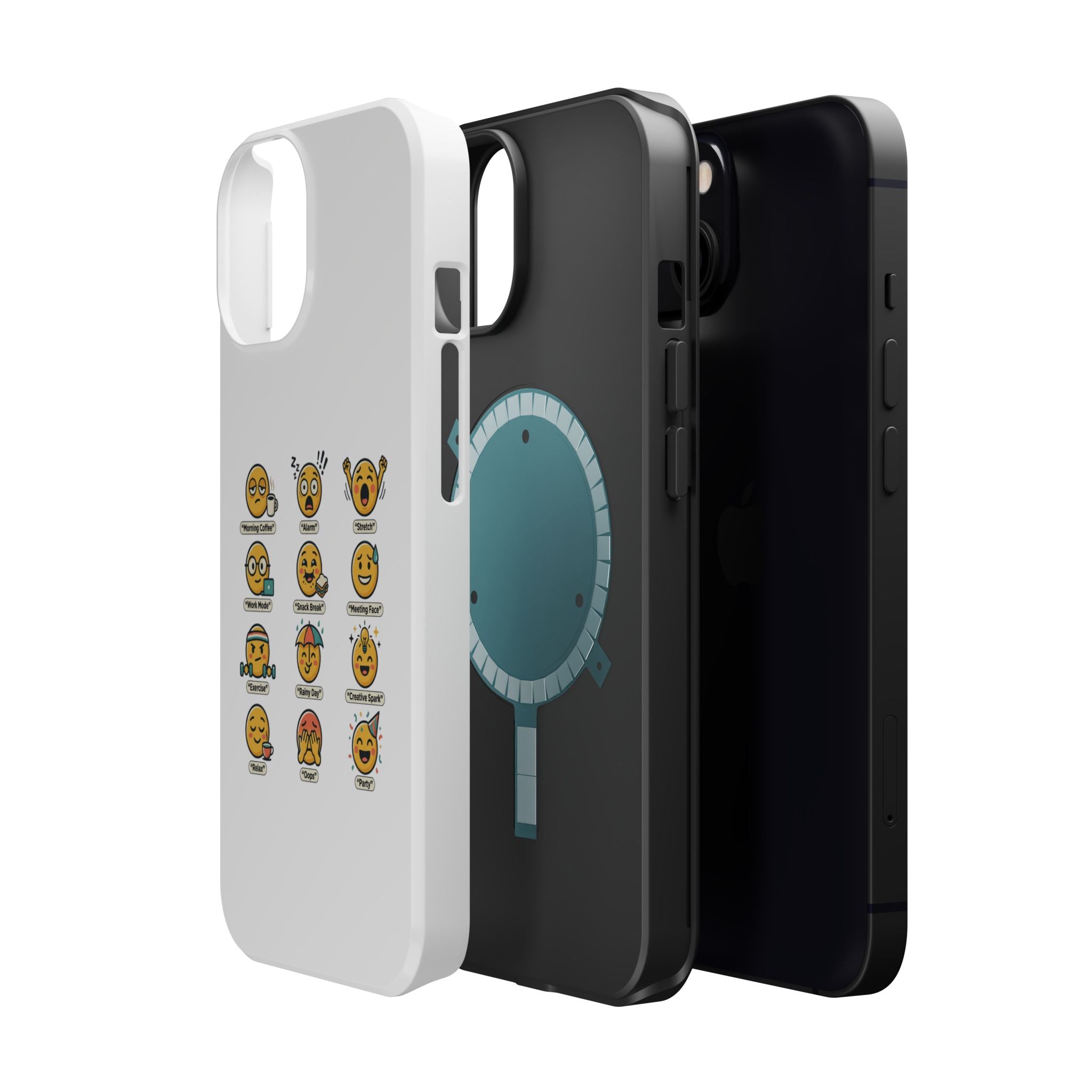 Emoji Mood Phone Case — Magnetic Impact-Resistant iPhone Cover