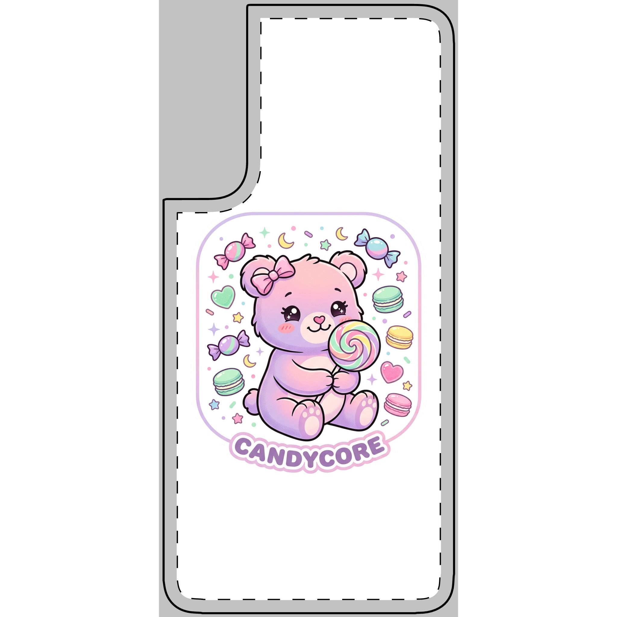 Candycore Care Bear Phone Skin — Cute Protective Smartphone Sticker