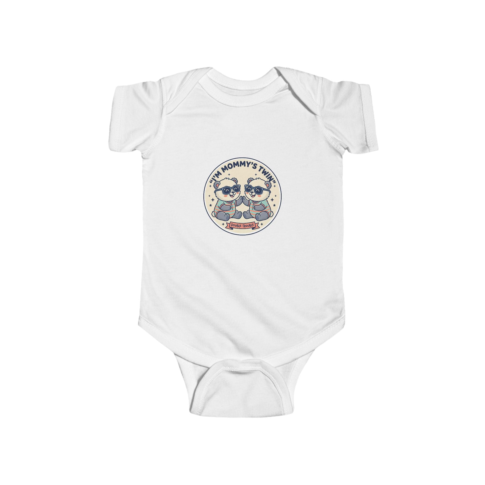 Baby Bodysuit - 'My Mommy's Tiny Human' Cute Vintage Floral Newborn Onesie