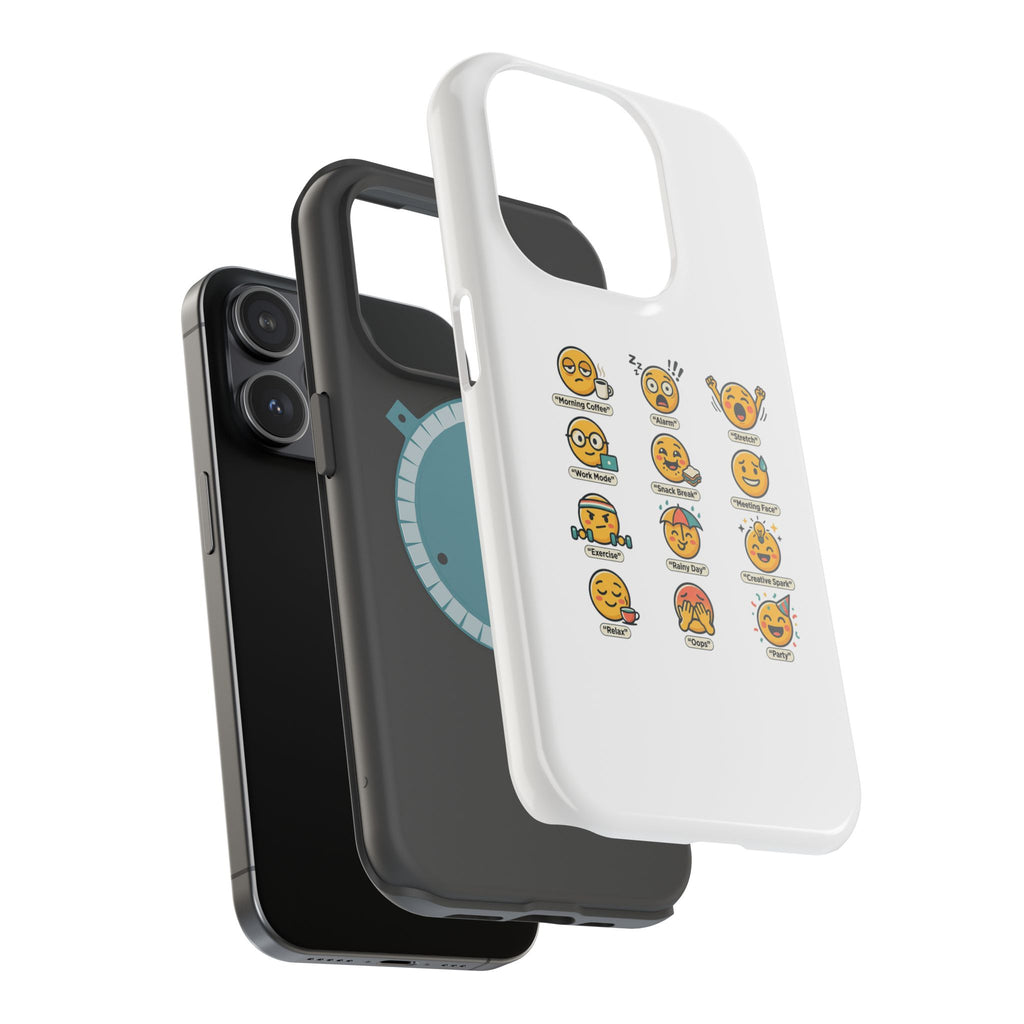 Emoji Mood Phone Case — Magnetic Impact-Resistant iPhone Cover