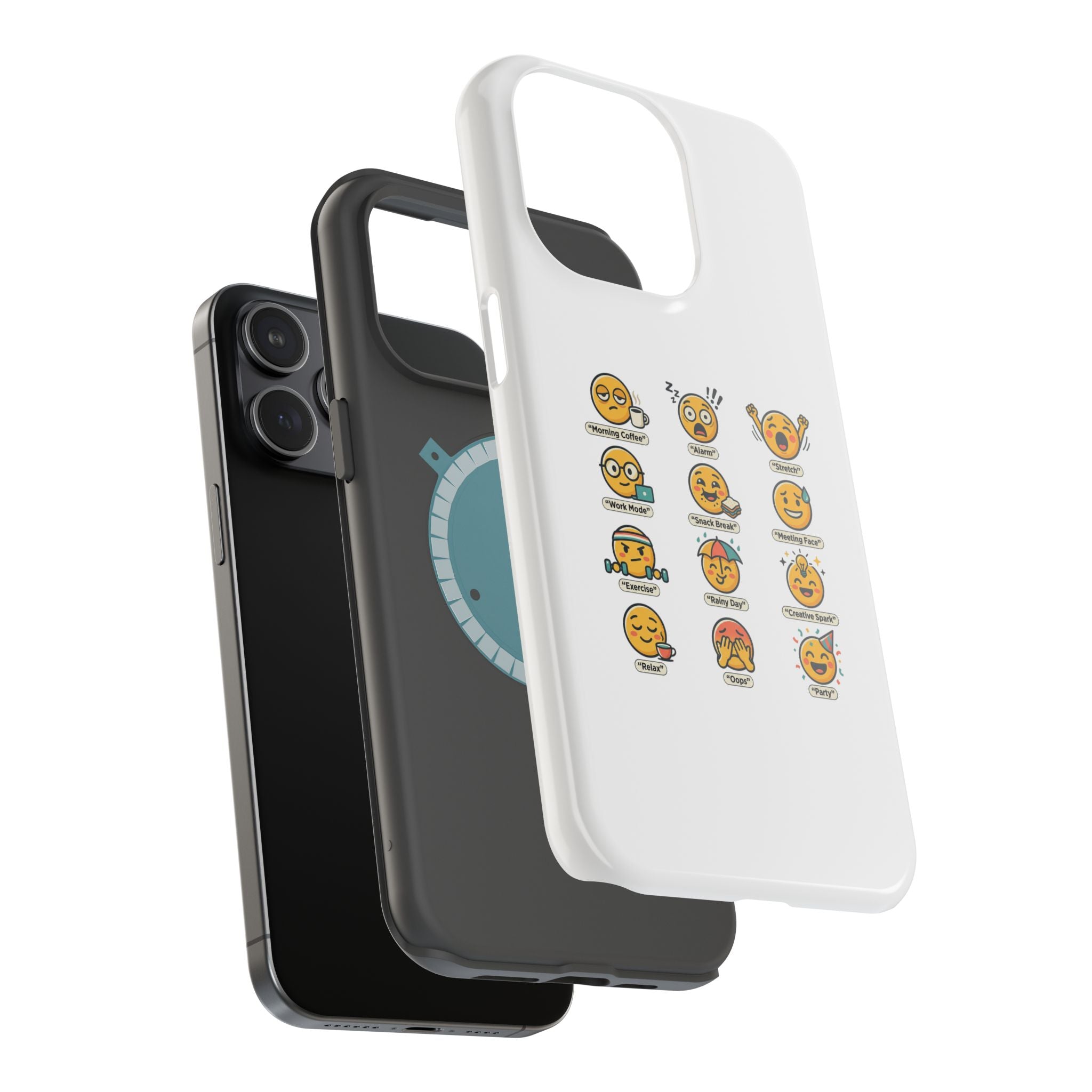 Emoji Mood Phone Case — Magnetic Impact-Resistant iPhone Cover