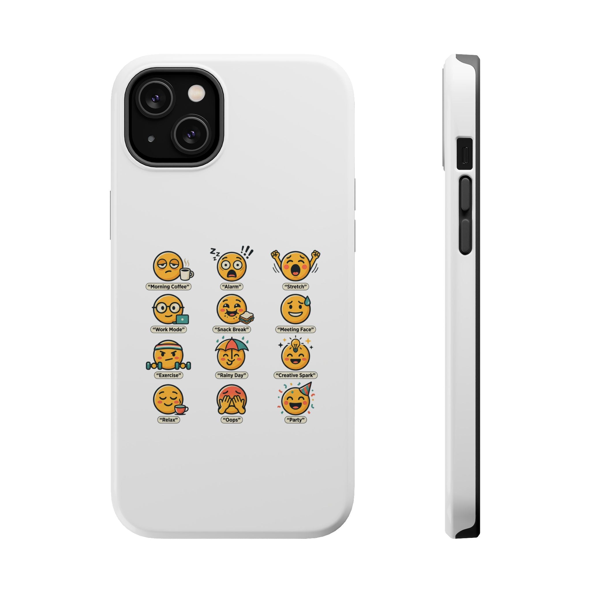 Emoji Mood Phone Case — Magnetic Impact-Resistant iPhone Cover