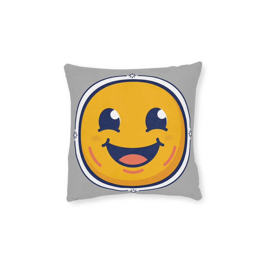 Square Pillow - Happy Face Emoji
