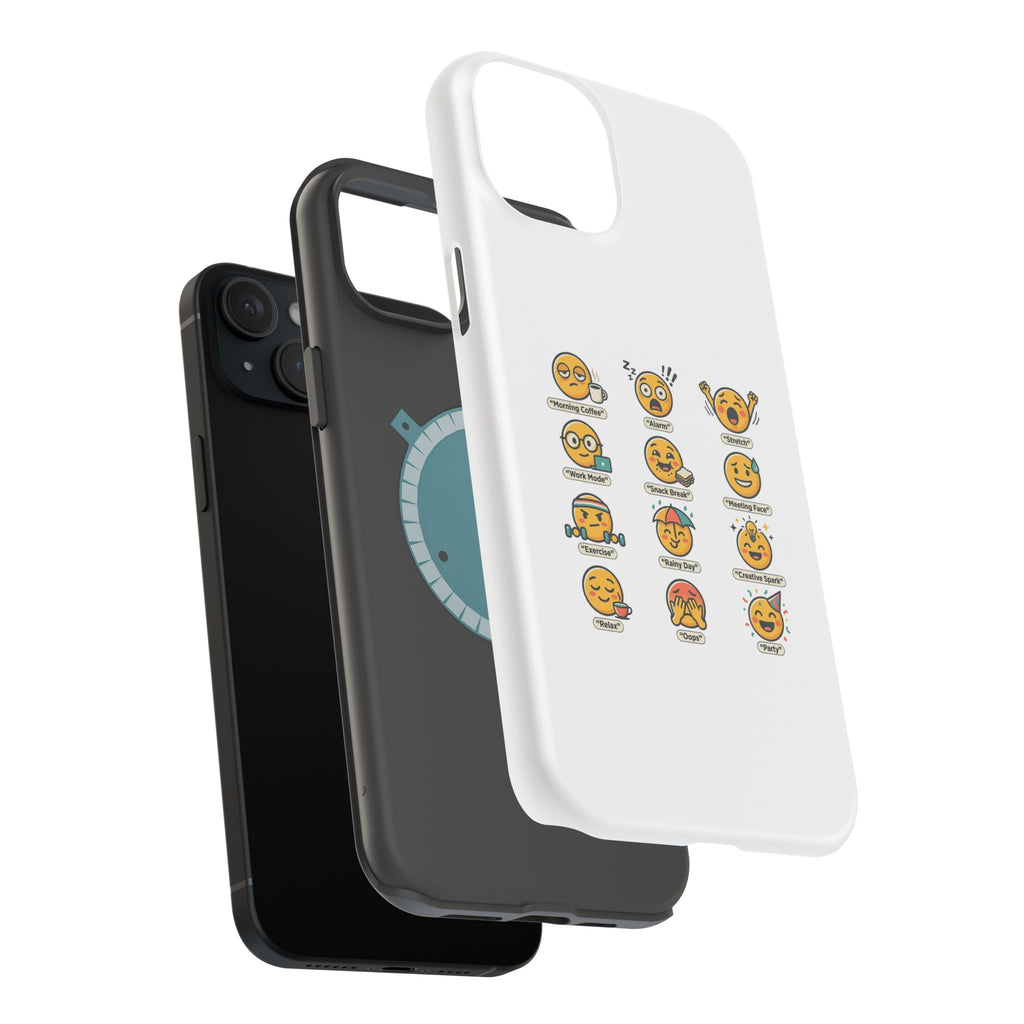 Emoji Mood Phone Case — Magnetic Impact-Resistant iPhone Cover