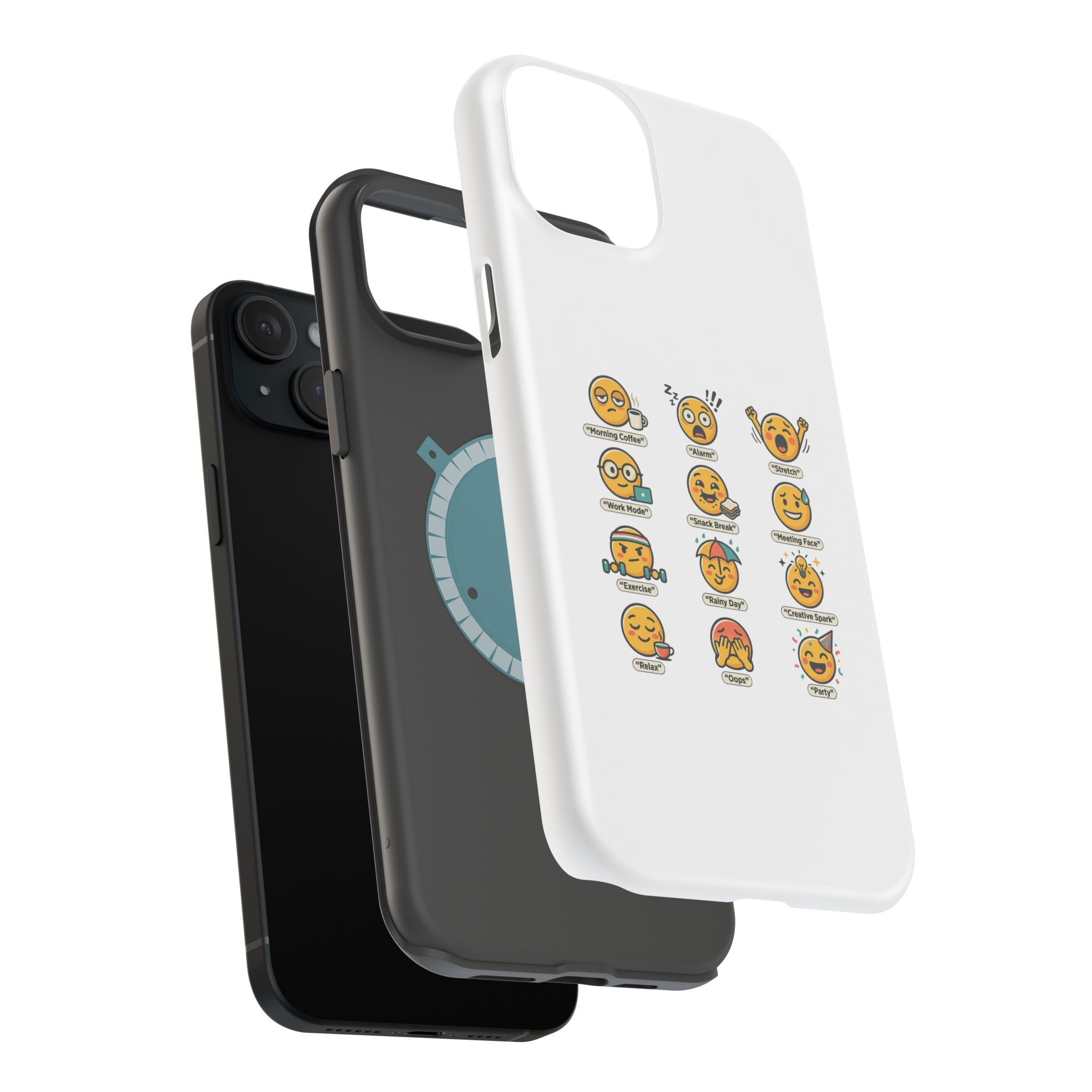 Emoji Mood Phone Case — Magnetic Impact-Resistant iPhone Cover