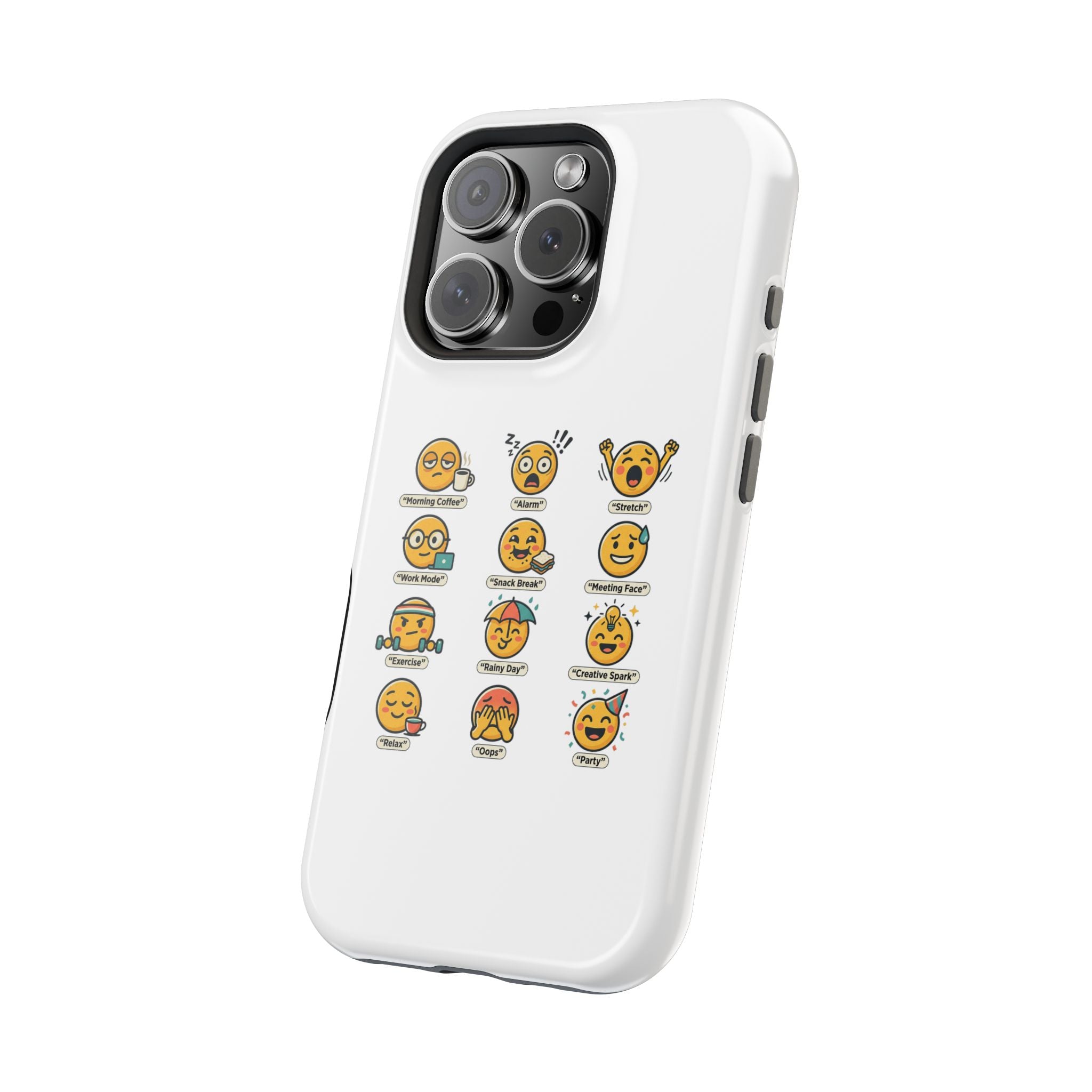Emoji Mood Phone Case — Magnetic Impact-Resistant iPhone Cover