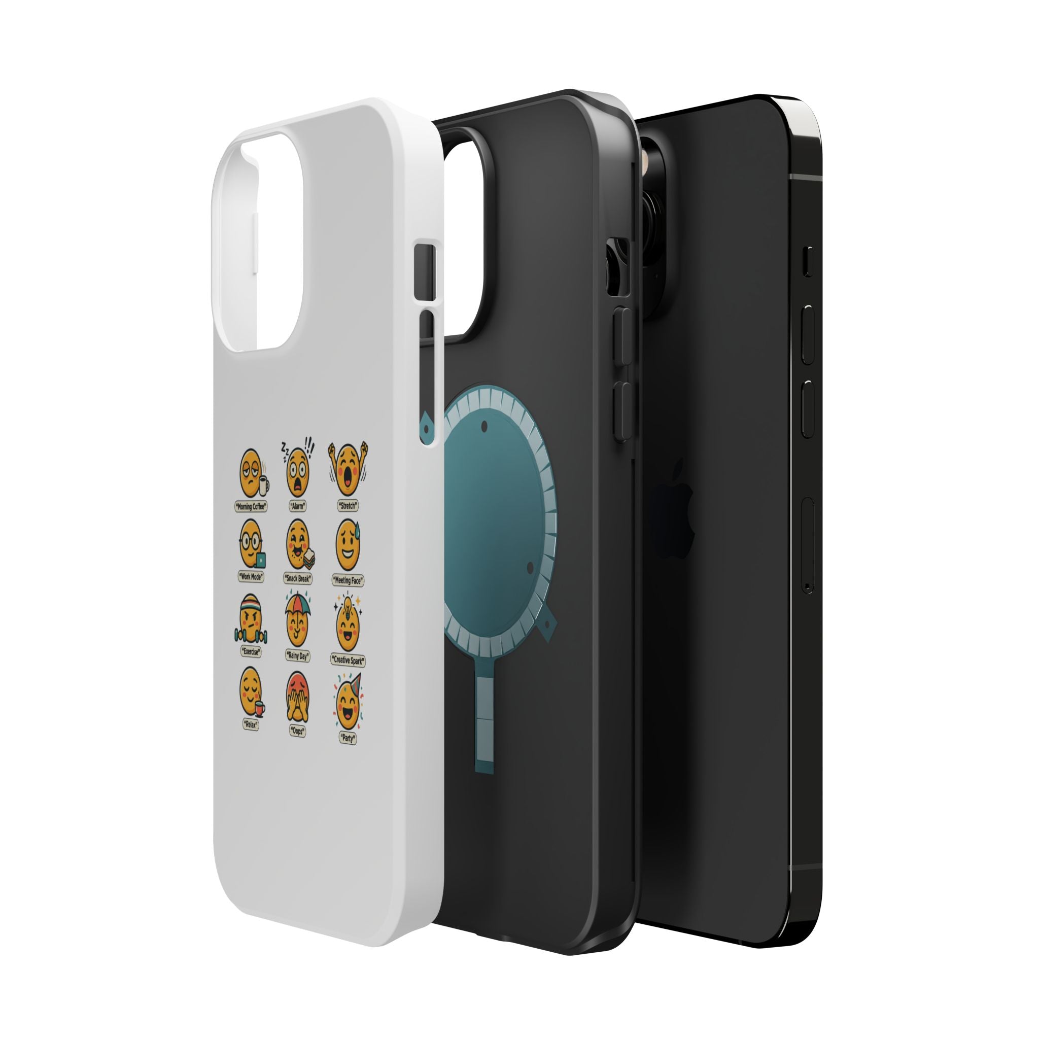Emoji Mood Phone Case — Magnetic Impact-Resistant iPhone Cover