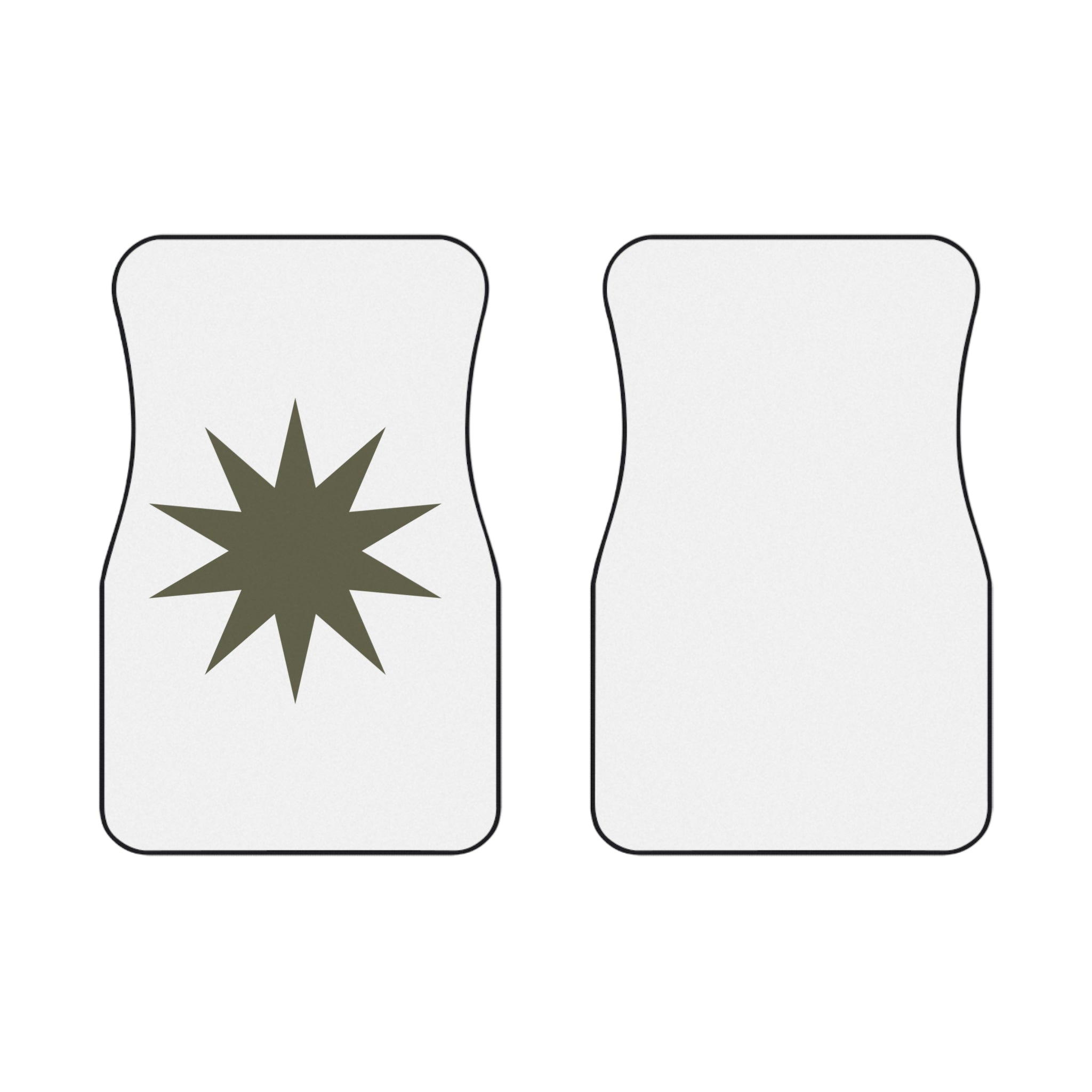 Car Mats (2x Front) - Star
