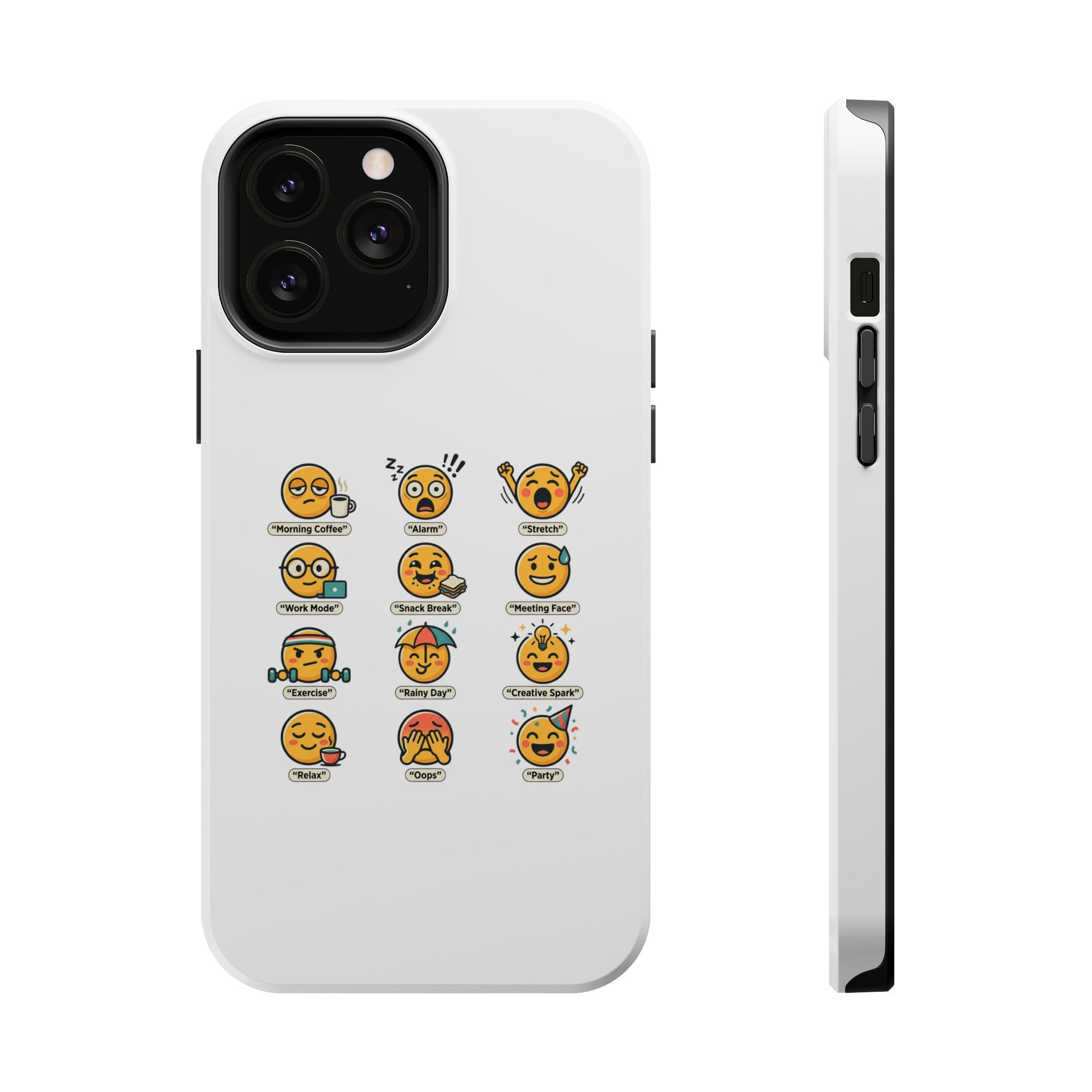 Emoji Mood Phone Case — Magnetic Impact-Resistant iPhone Cover