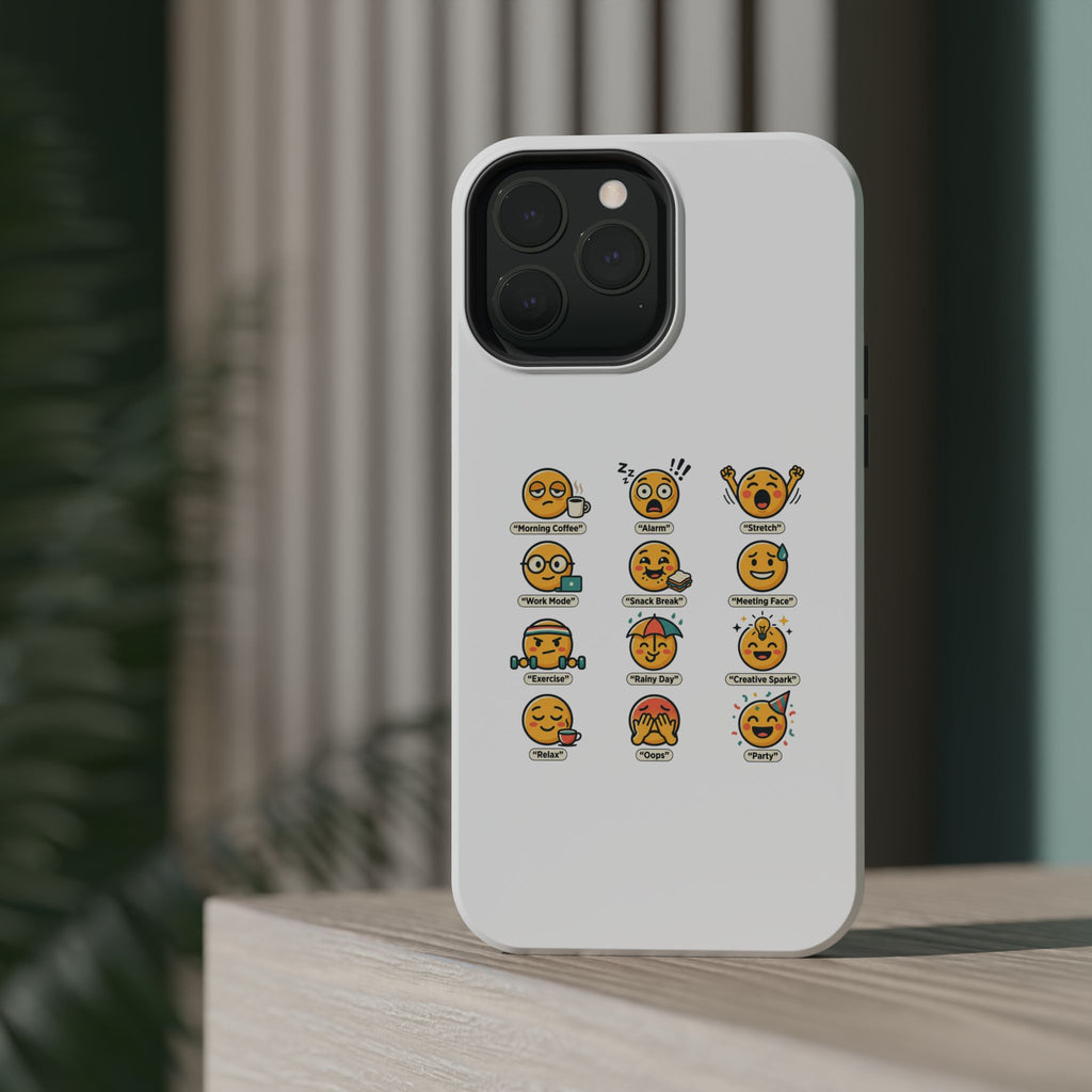 Emoji Mood Phone Case — Magnetic Impact-Resistant iPhone Cover