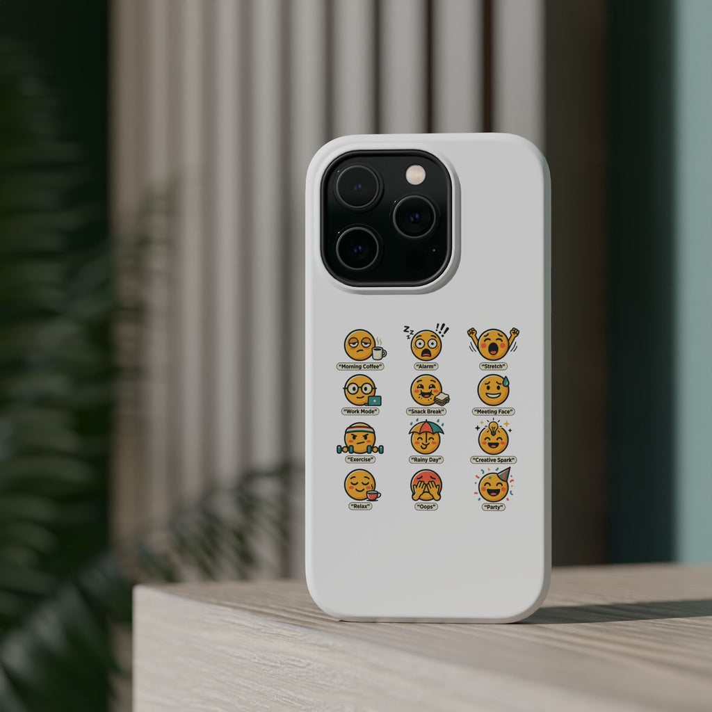 Emoji Mood Phone Case — Magnetic Impact-Resistant iPhone Cover