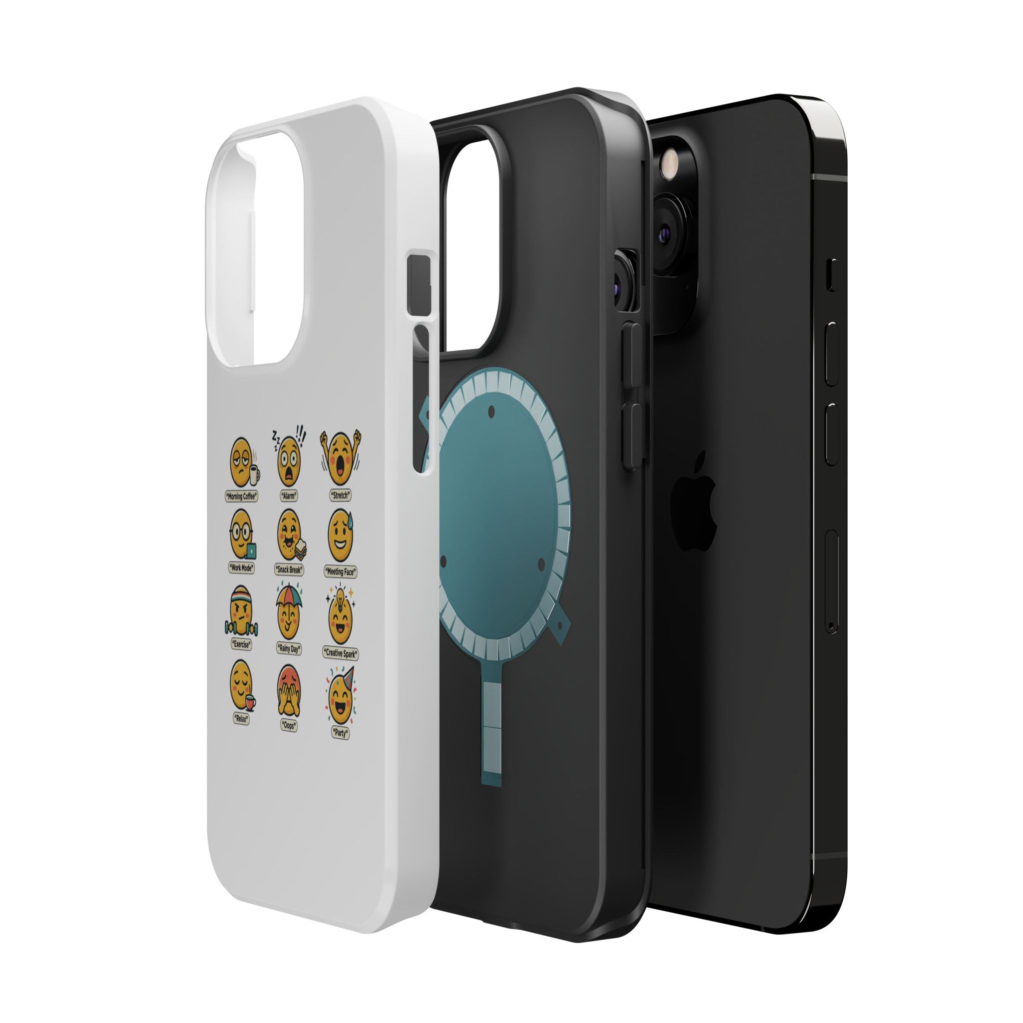 Emoji Mood Phone Case — Magnetic Impact-Resistant iPhone Cover
