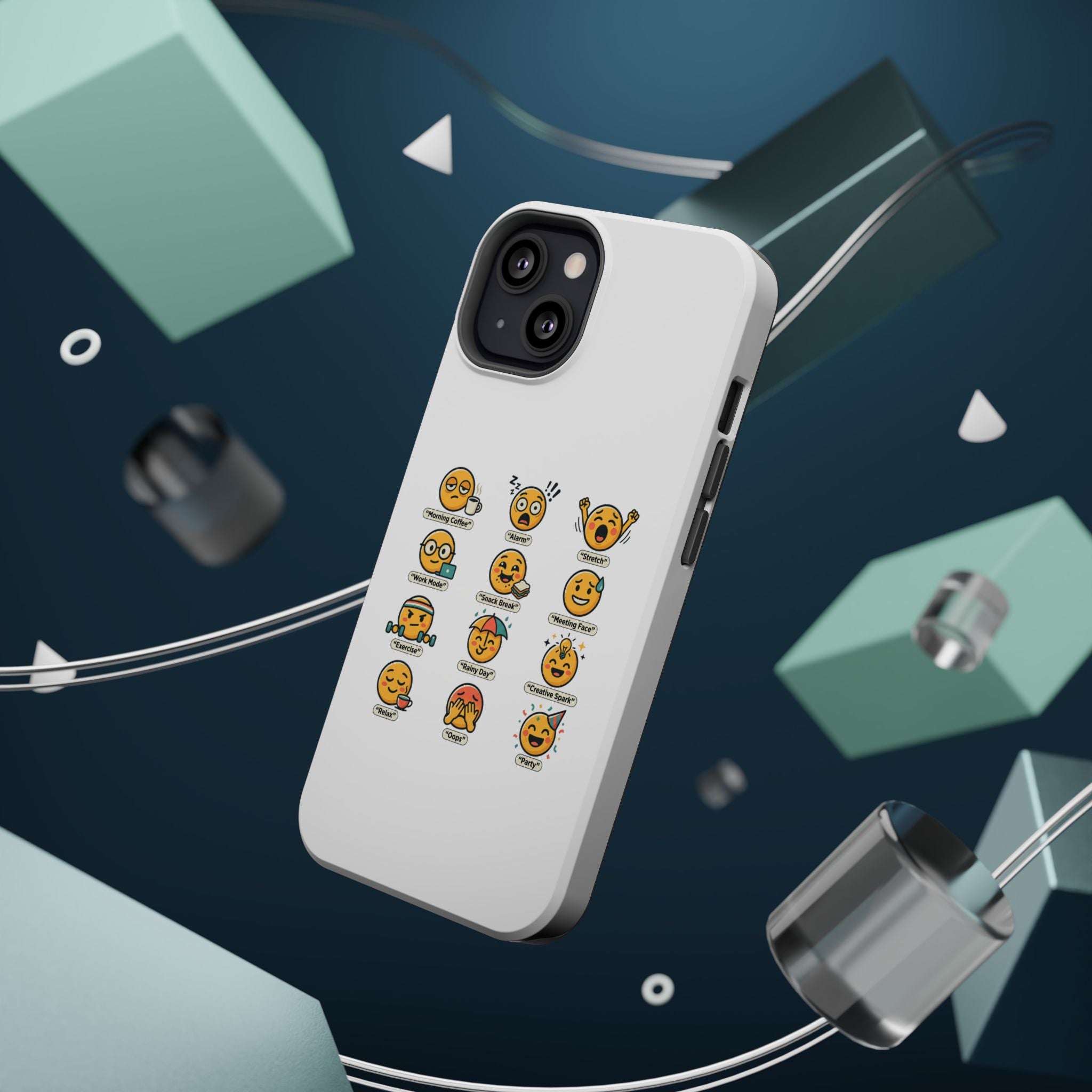 Emoji Mood Phone Case — Magnetic Impact-Resistant iPhone Cover