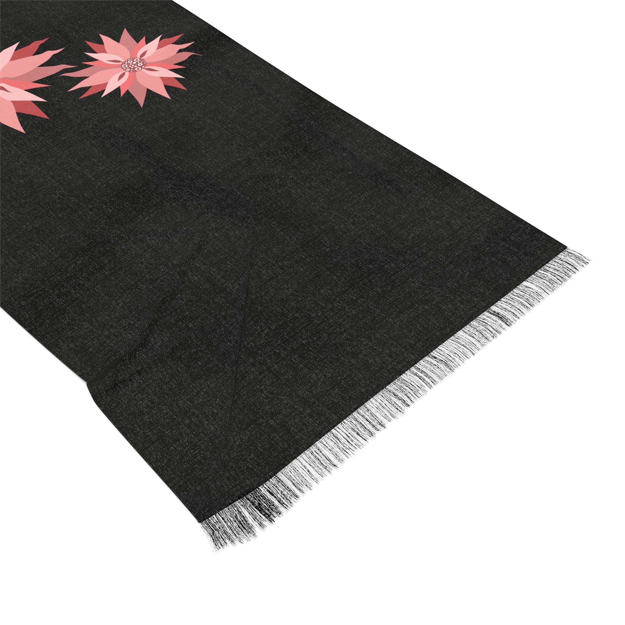 Floral Bloom Light Scarf — Lightweight Printed Polyester Wrap