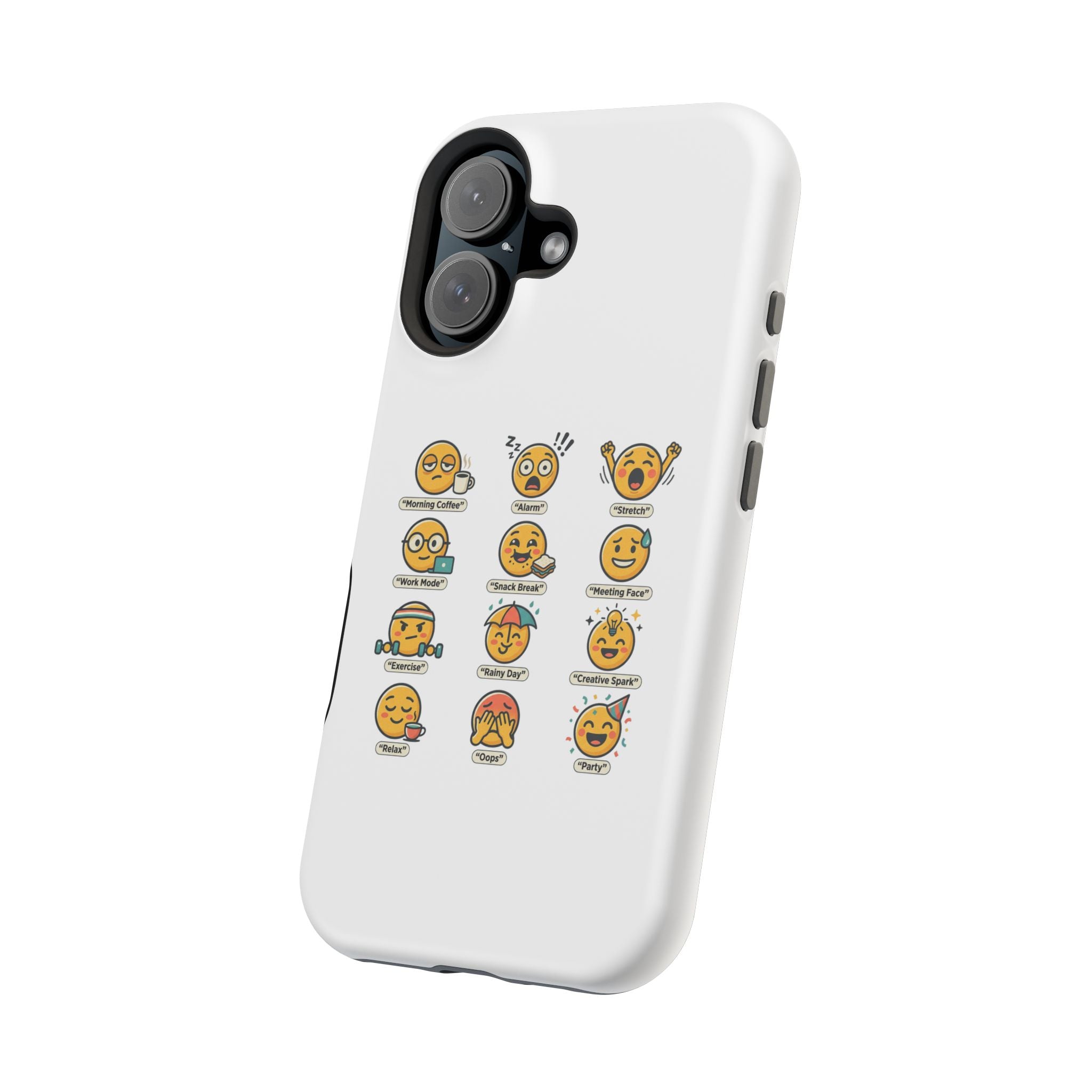Emoji Mood Phone Case — Magnetic Impact-Resistant iPhone Cover