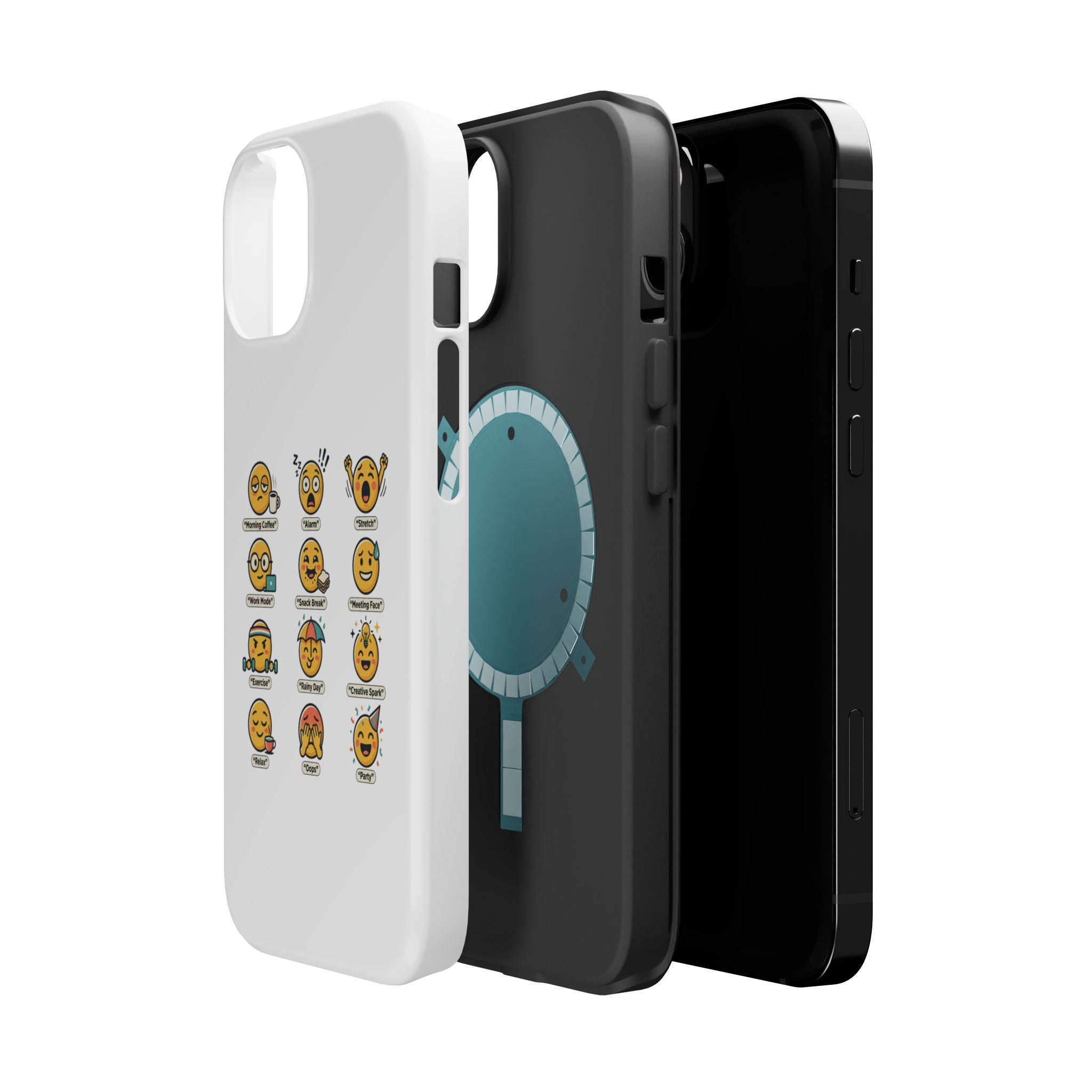 Emoji Mood Phone Case — Magnetic Impact-Resistant iPhone Cover