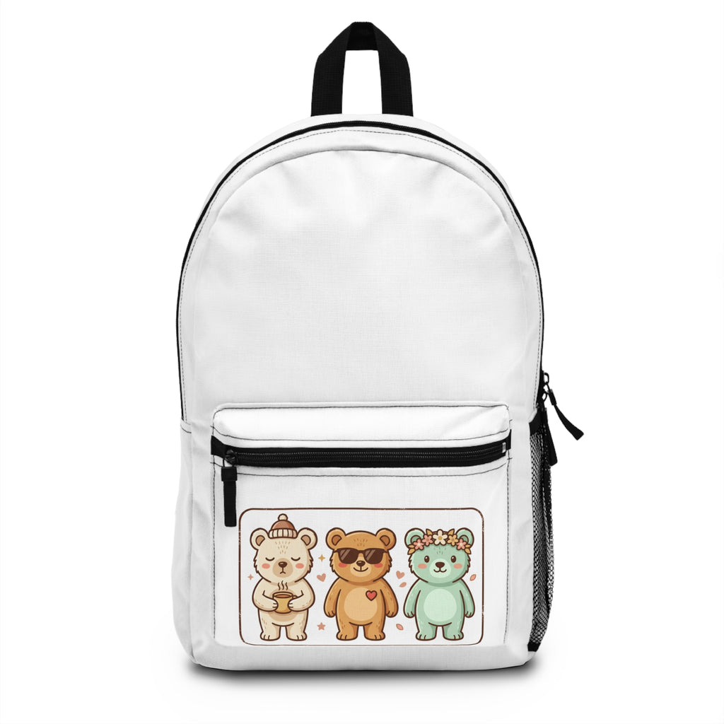 Cool, Pretty & Blessed Care Bears Backpack — Cute Graphic Printed Bag