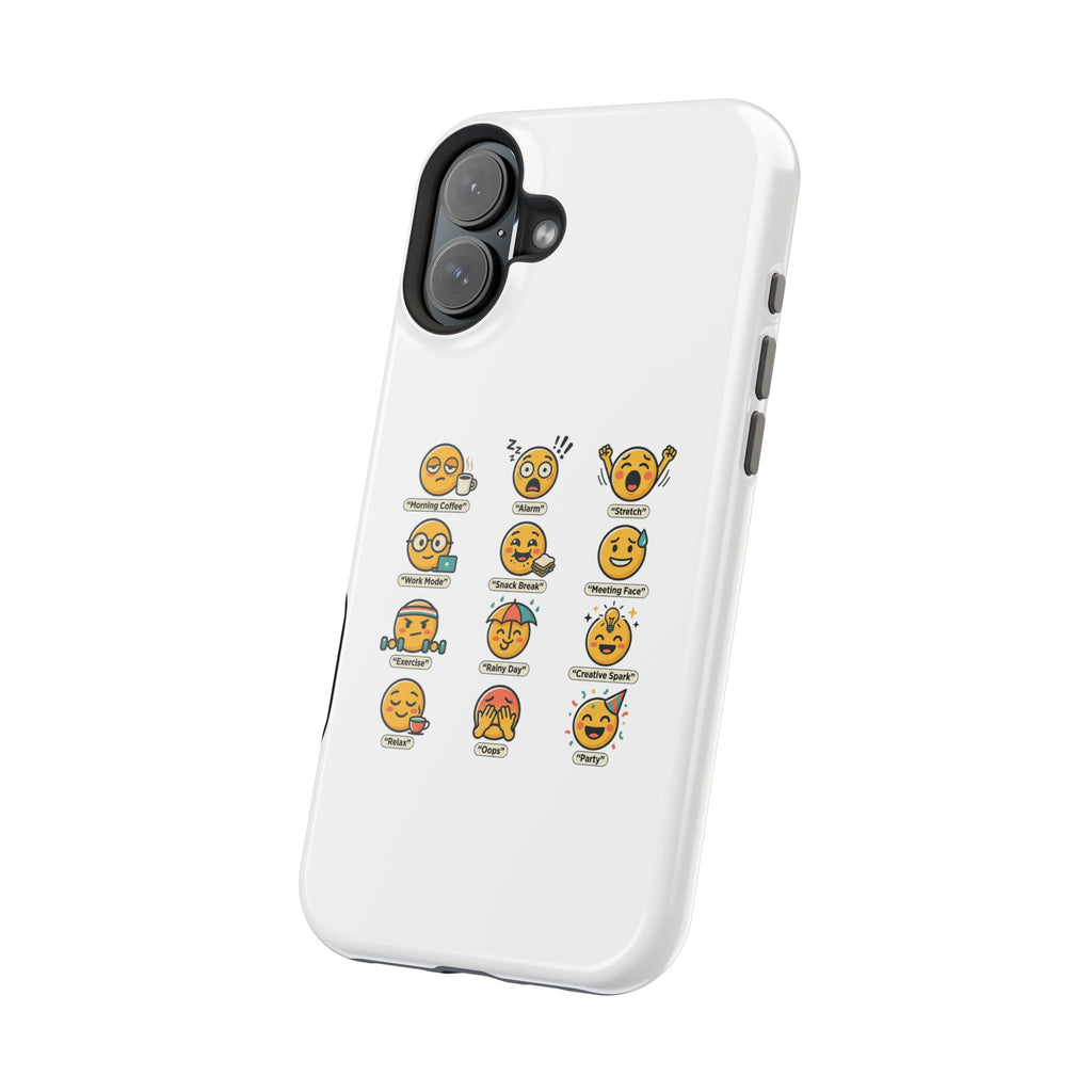 Emoji Mood Phone Case — Magnetic Impact-Resistant iPhone Cover